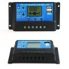 Kontroler solarny PWM - 30A 12/24V - wyświetlacz LCD - 2x gniazdo US